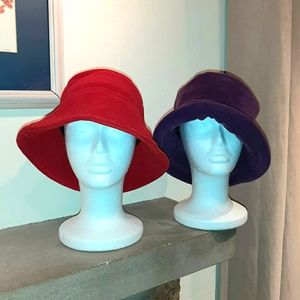Fleece bucket hats
